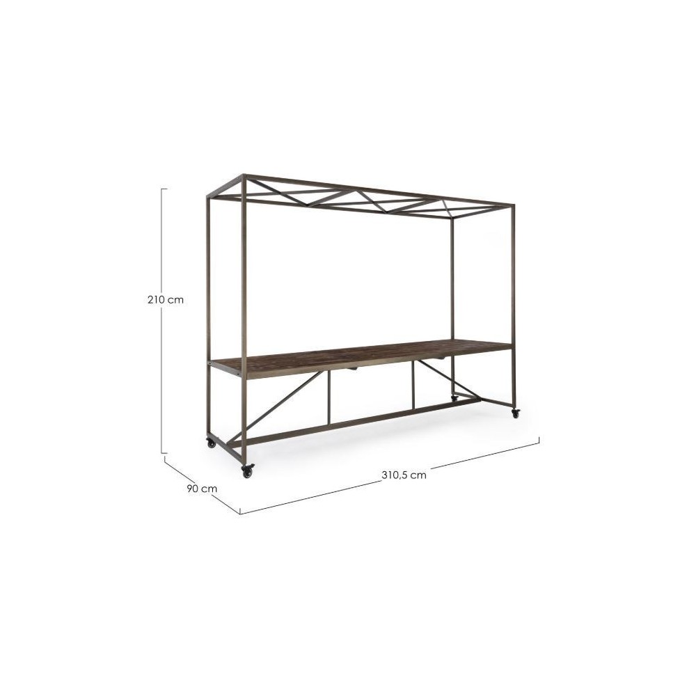 TAVOLO ESPOSITORE 300X210H CON